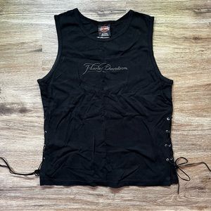 Harley Davidson Black tank top size XL